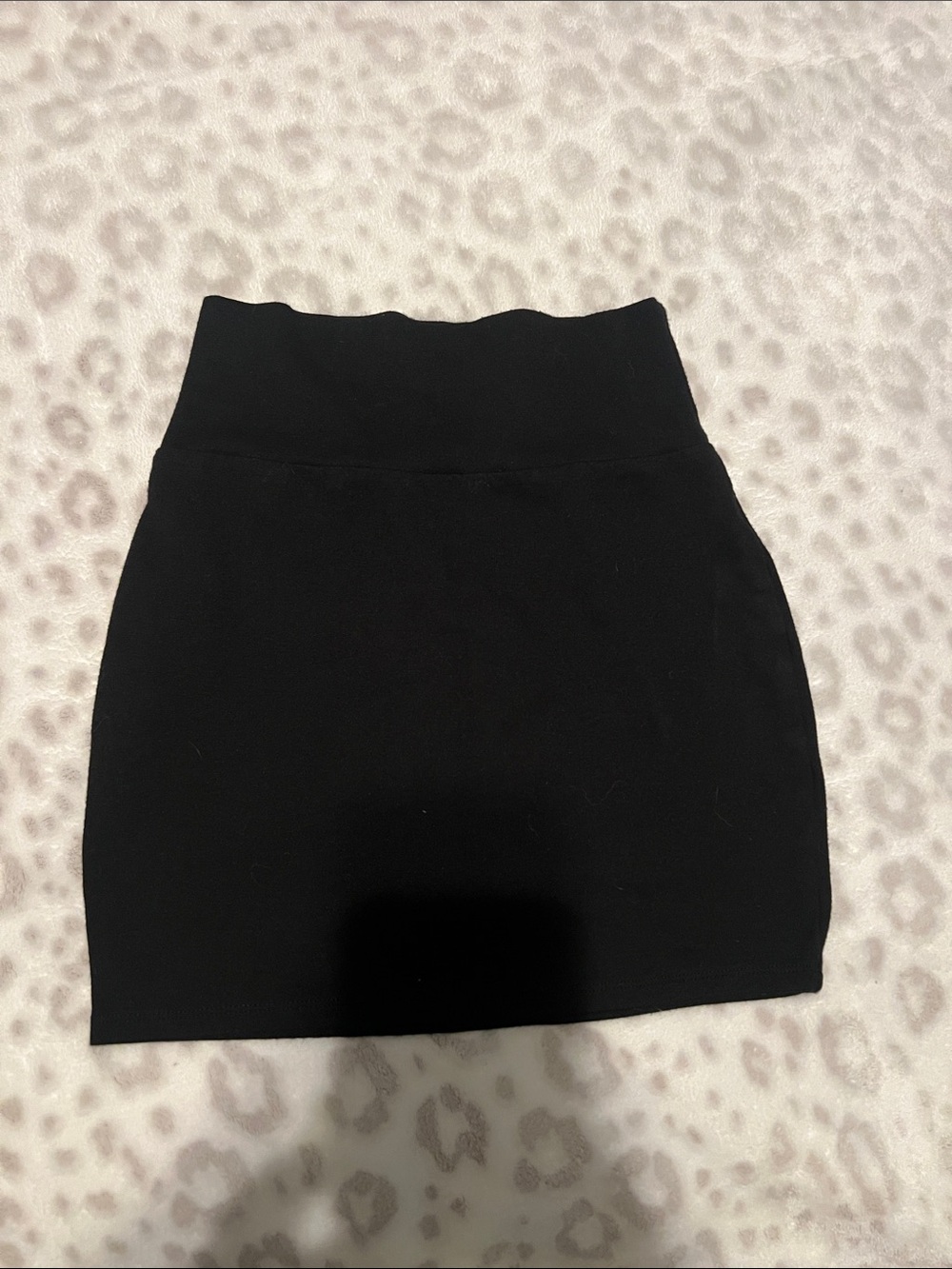 Charlotte Russe Black High-Waist Mini Skirt